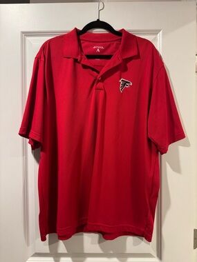 Antigua Men's Red Atlanta Falcons Polo Shirt